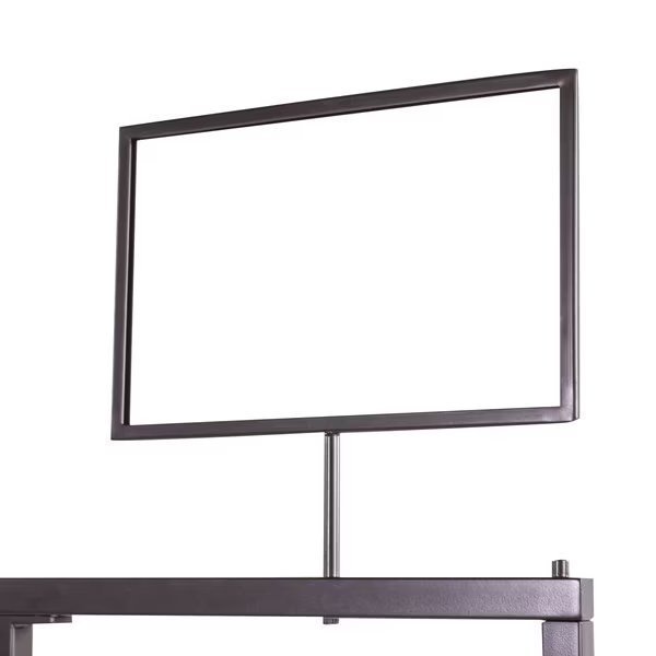 Linea 7''x11'' Landscape Sign Holder W/One 4'' Swedged Stem, Pack Of 4, Econoco, Mfr#: LNSH711